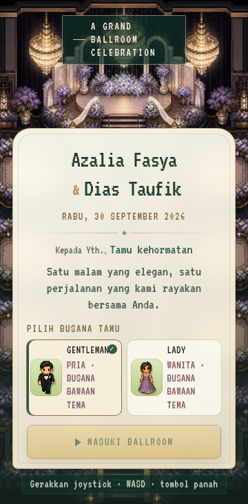 Preview tema interaktif Grand Ballroom Quest