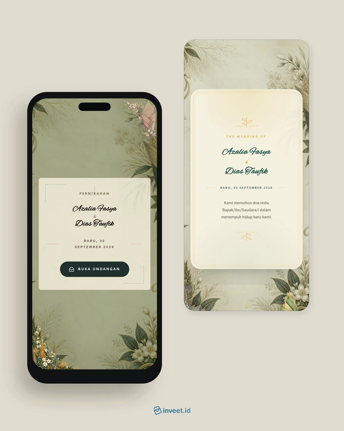 Preview tema undangan Lancang Zamrud
